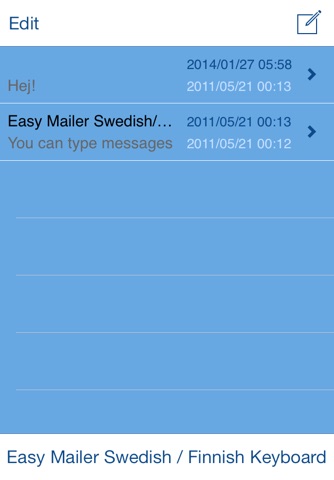 Easy Mailer Swedish Keyboard screenshot 4