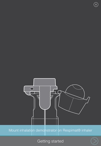 Respimat Inhalation Demonstrator screenshot 2