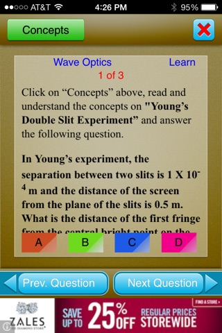 QVprep Lite High School and College Physics Volume 2 screenshot 3