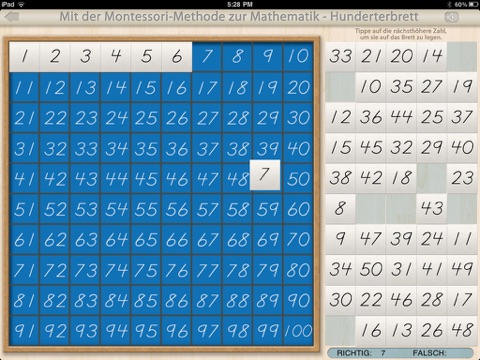 Hunderterbrett - Mit der Montessori-Methode zur Mathematik screenshot 3