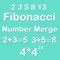 Number Merge Fibonacci 4X4 - Sliding Number Tiles And  Playing With Piano Music