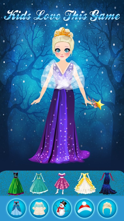 Magic Snow Queen Ice Princess Fashion Castle Game - Free Girls Edition screenshot-3