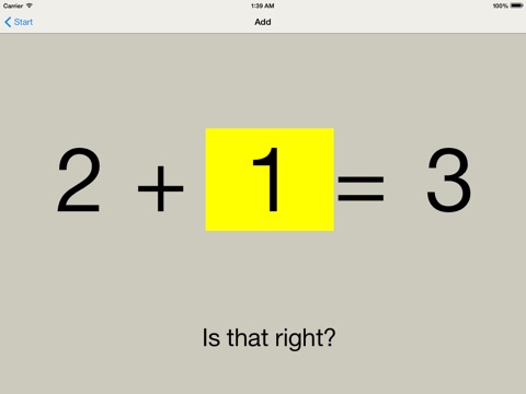 Addition practice screenshot 4