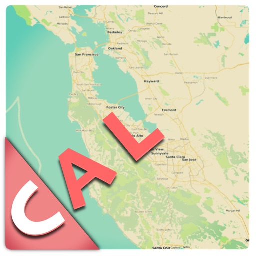 California offline map and guide (FREE edition)