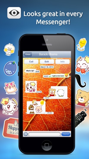 Great Stickers for WhatsApp, Viber, Line, Tango, Snapchat, K(圖2)-速報App