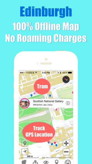 愛丁堡旅游指南地鐵甲蟲英國離線地圖 Edinburgh travel guide and offline city ma(圖4)-速報App