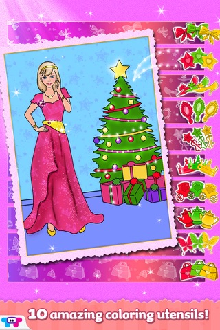 Paint Sparkles: Princess Party! screenshot 4