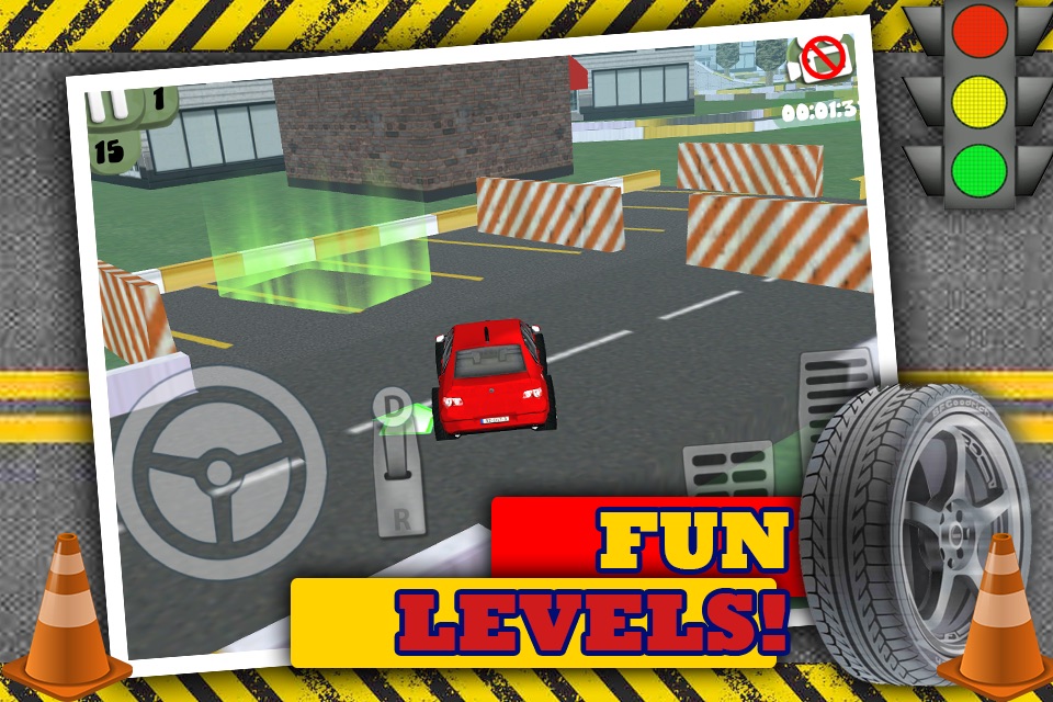 Fun 3D Race Car Parking Game For Cool Boys And Teens By Top Driver Racing Games FREE screenshot 2