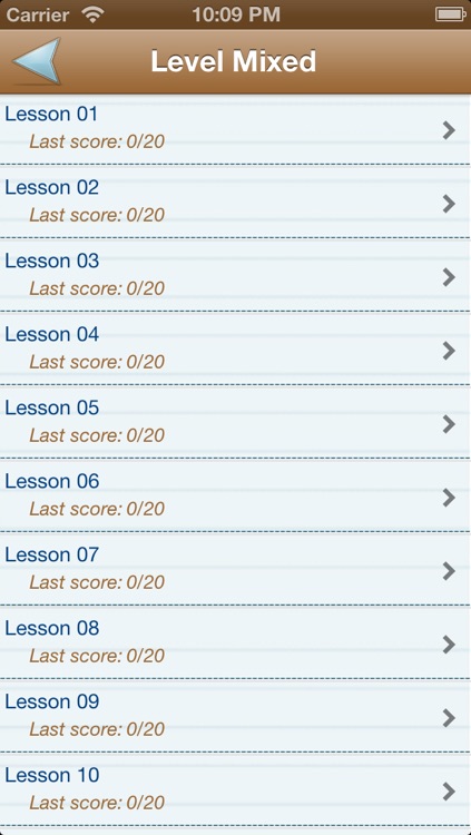 English Test Level (A,B,C)