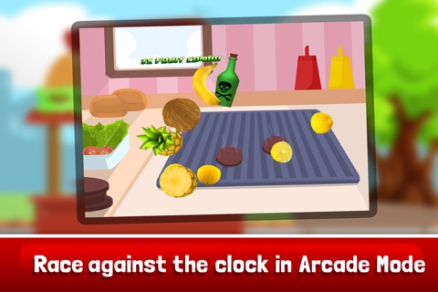 A Burger Stack Ninja - The Best 3D Chop and Slice Cooking Game screenshot 2