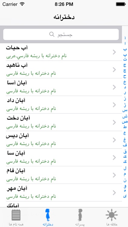 Iranian Name