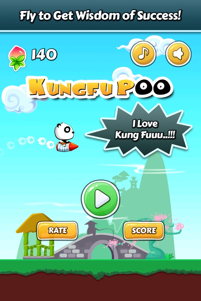 Kung Fu Poo - Tiny Flying Panda screenshot 2