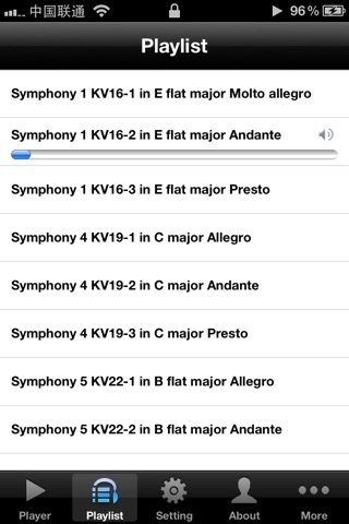 Mozart Symphonies screenshot 2