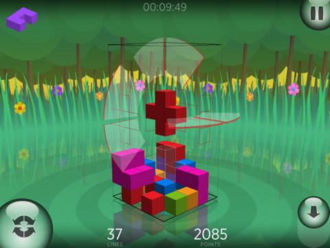 Fragmental 3D - Build Lines with Falling Blocks! на iPad
