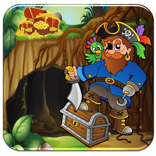 Pirate Treasure Move - Skill Swipe Game Challenge