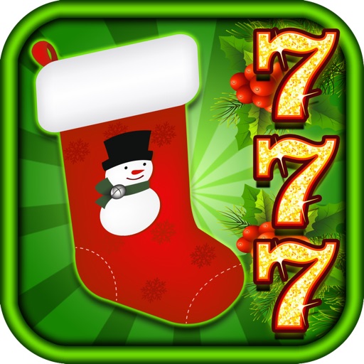 A Christmas Winter Wonderland Stocking Casino Slots Machine - Spin the Prize Wheel, Play Black Jack & Roulette