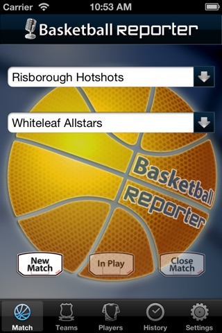 Basketball Reporter screenshot 4