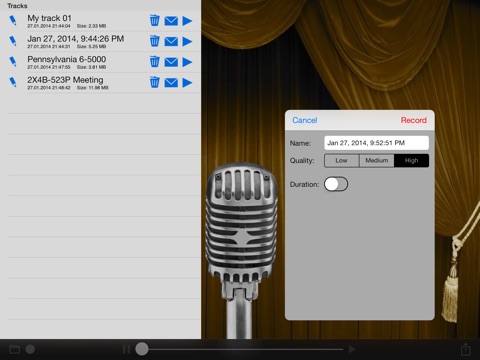 Voicer - Sound Recorder Lite screenshot 2