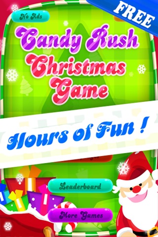 Candy Rush Christmas Games - Fun Xmas Candies Swapping Puzzle For Children HD FREE screenshot 3