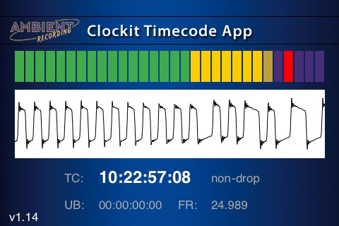 Clockit Timecode App screenshot 4