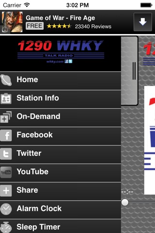 1290 WHKY Talk Radio screenshot 2