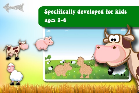 Farm Animals Cartoon Jigsaw Puzzle for kids and toddlers screenshot 2