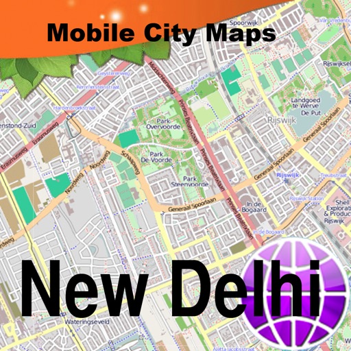 New Delhi Street Map icon