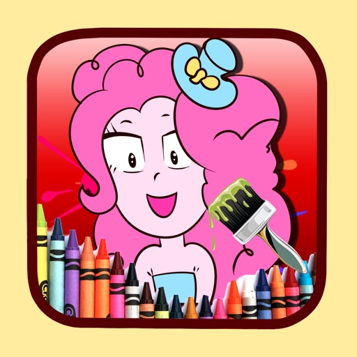 Free Paint Kids Games Pony Girl Edition iOS App