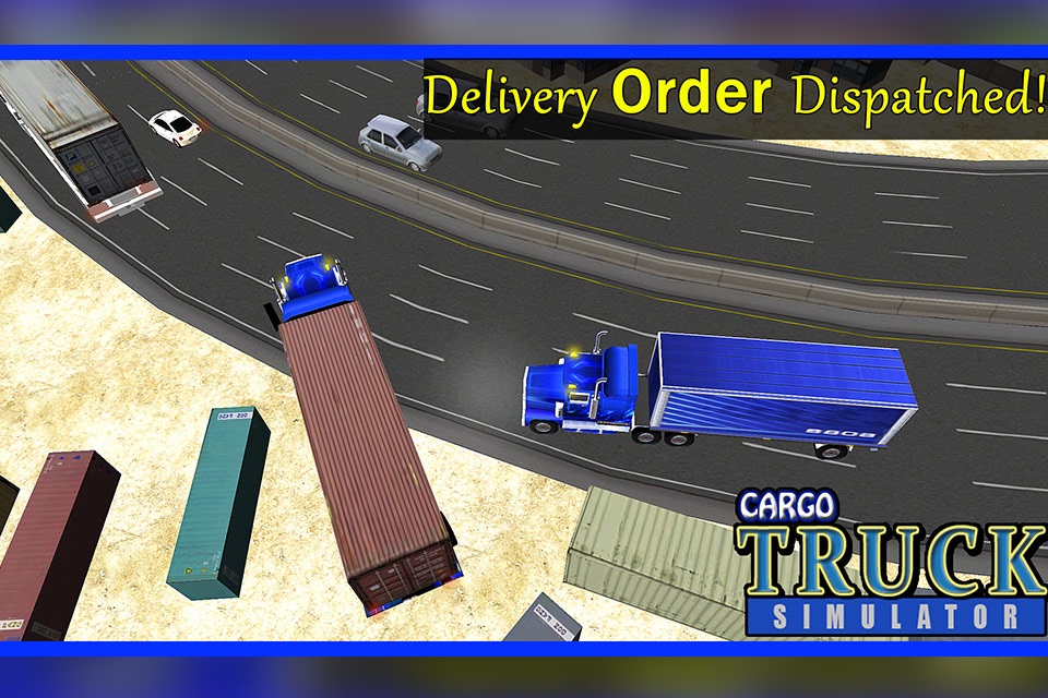 3D Cargo Truck Simulator - Trucker transportation & driver parking simulation game screenshot 3