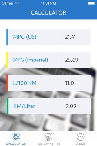 Fuel Save screenshot 2