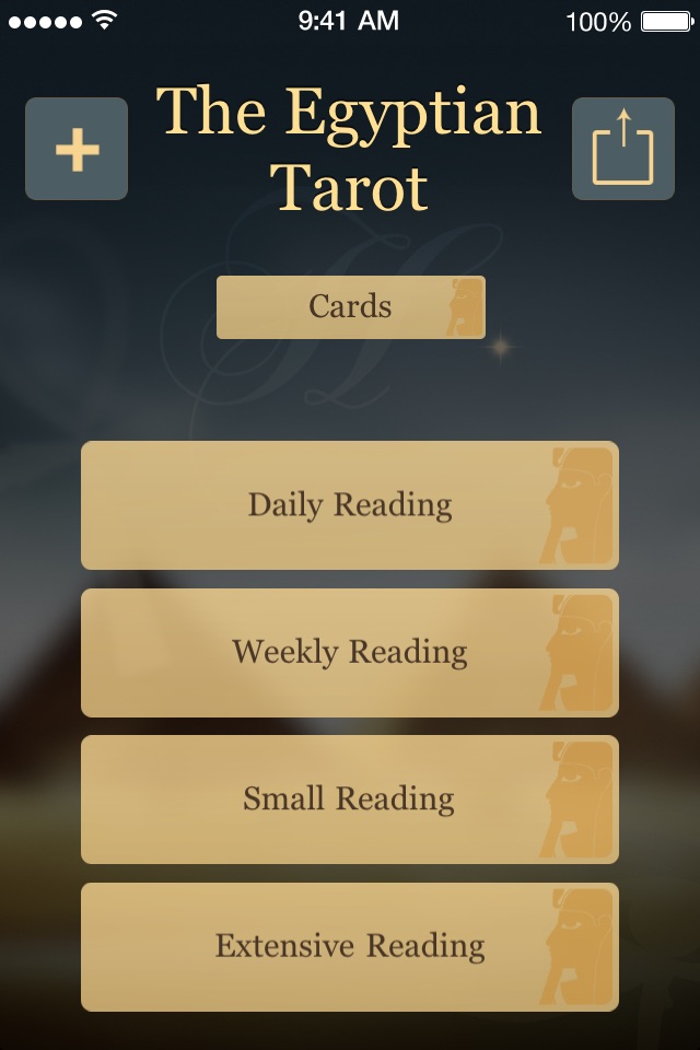 Egyptian Tarot screenshot 2