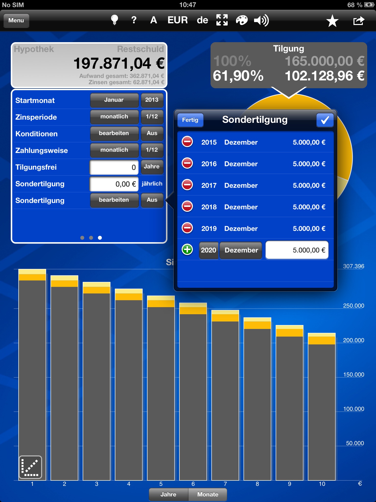Finanzrechner MarkMoneyPro V2 screenshot 3