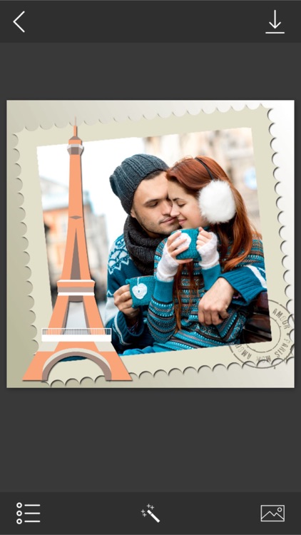 Paris Photo Frame - Romantic Picture Frames & Photo Editor