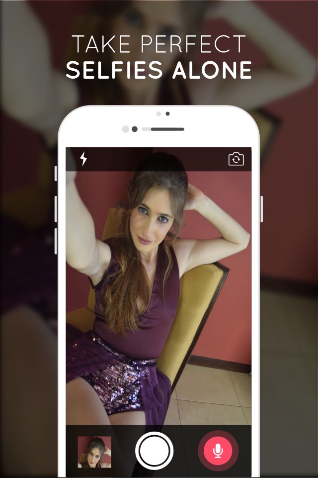 Voice Enabled Camera - Take selfies by voice command screenshot 3