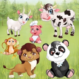 Animals for Toddlers and Kids : puzzle games with pets and wild animals !