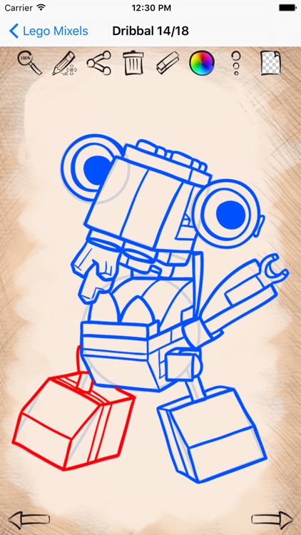 Step by Step Draw Lego Mixels Robots Version