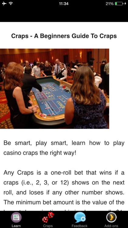 Craps - A Beginners Guide to Craps