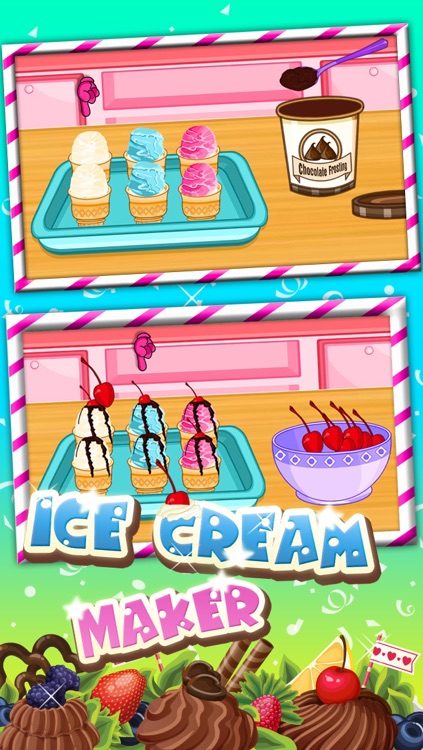 Ice Cream Cone Maker Game screenshot-3