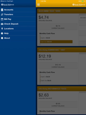 Bankmw Business for iPad screenshot 3