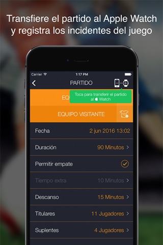 GOREF – Football Referee App for Apple Watch. screenshot 4