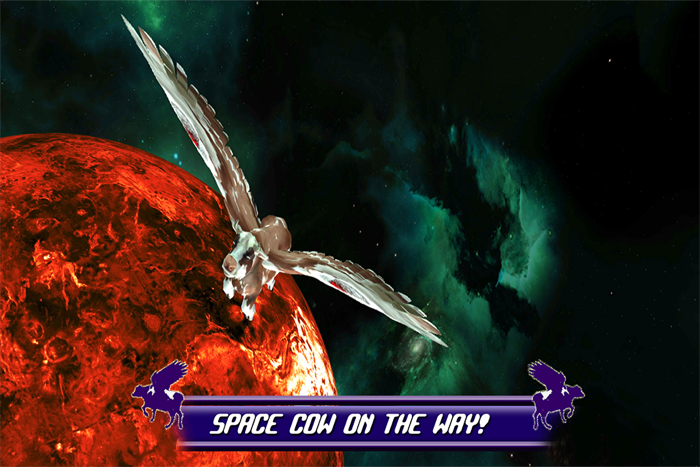 Flying Cow Rescue Galaxy Game  The Super Cow Flying Simulator Game of 2016