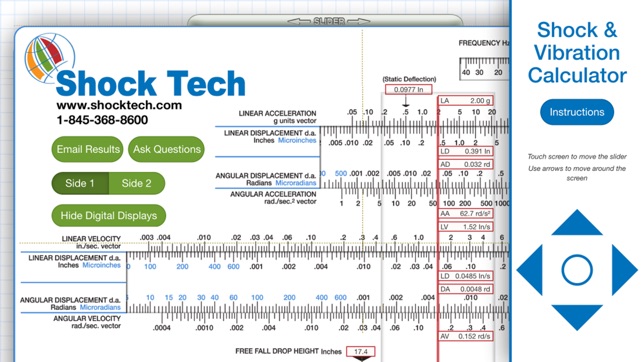 Shock and Vibration Calculator Slide Rule(圖2)-速報App