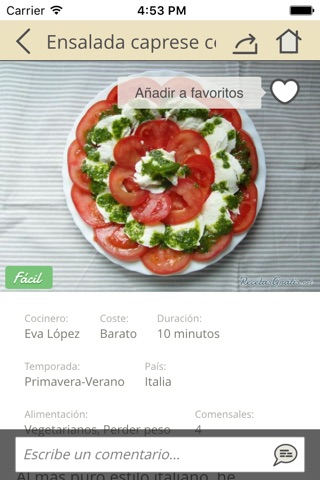 Recetas vegetarianas screenshot 3