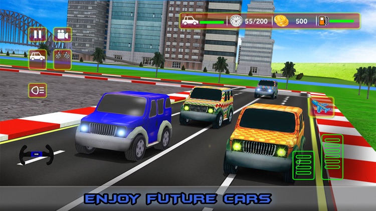 Futuristic Kids Flying Cars - Real Baby Jet Racing Simulator screenshot-4