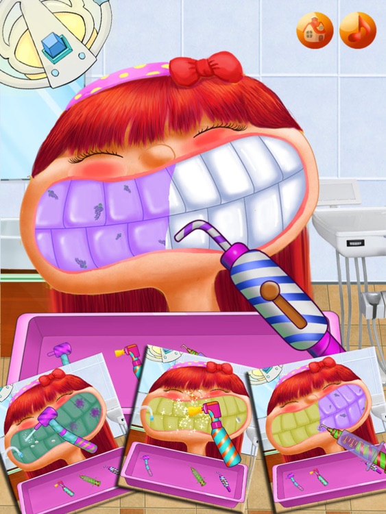 Cute Dentist @ Little Doctor Nose Office:Fun Baby Hair Salon and Spa Kids Teeth Games For Girl HD.