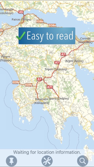 Peloponnese Travelmapp