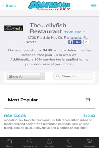Awesome Delivery Restaurant Delivery Service screenshot 3