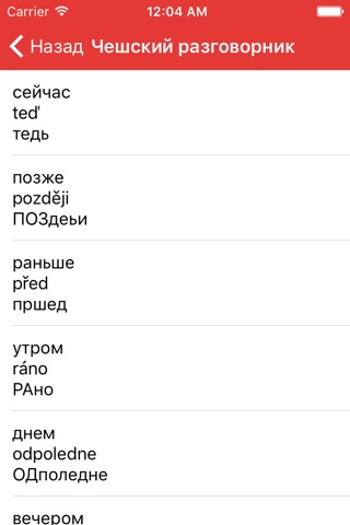 Русско-чешский разговорник screenshot 4
