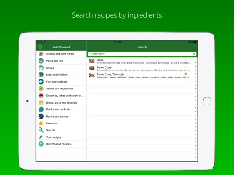 RoboGourmet: Thermomix Recipes for iPad screenshot 3