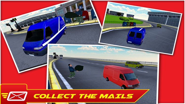 City Mail Delivery Van Sim 3D